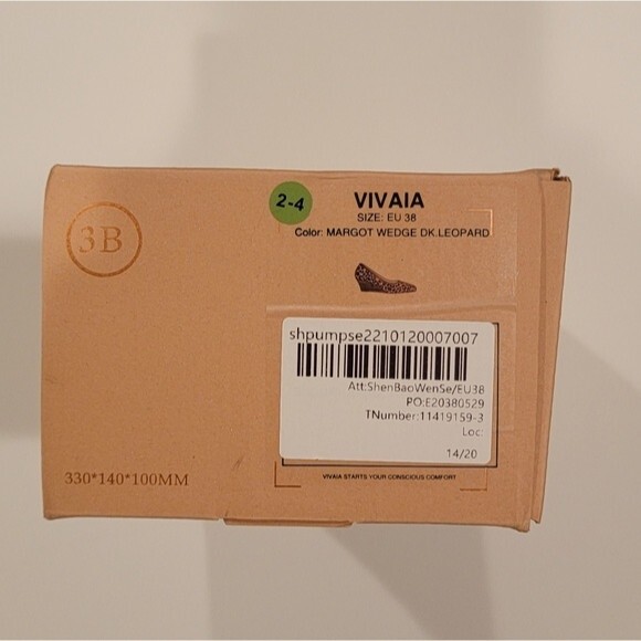 NIB Leopard Print Margot Square-toe Wedge - Picture 5 of 9